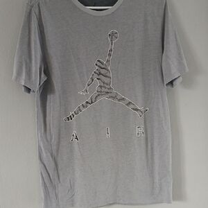 Gray AIR Jordan Graphic Men's T-Shirt